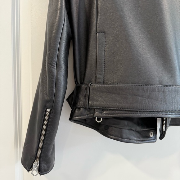 Madewell Black Leather Jacket - Picture 7 of 10